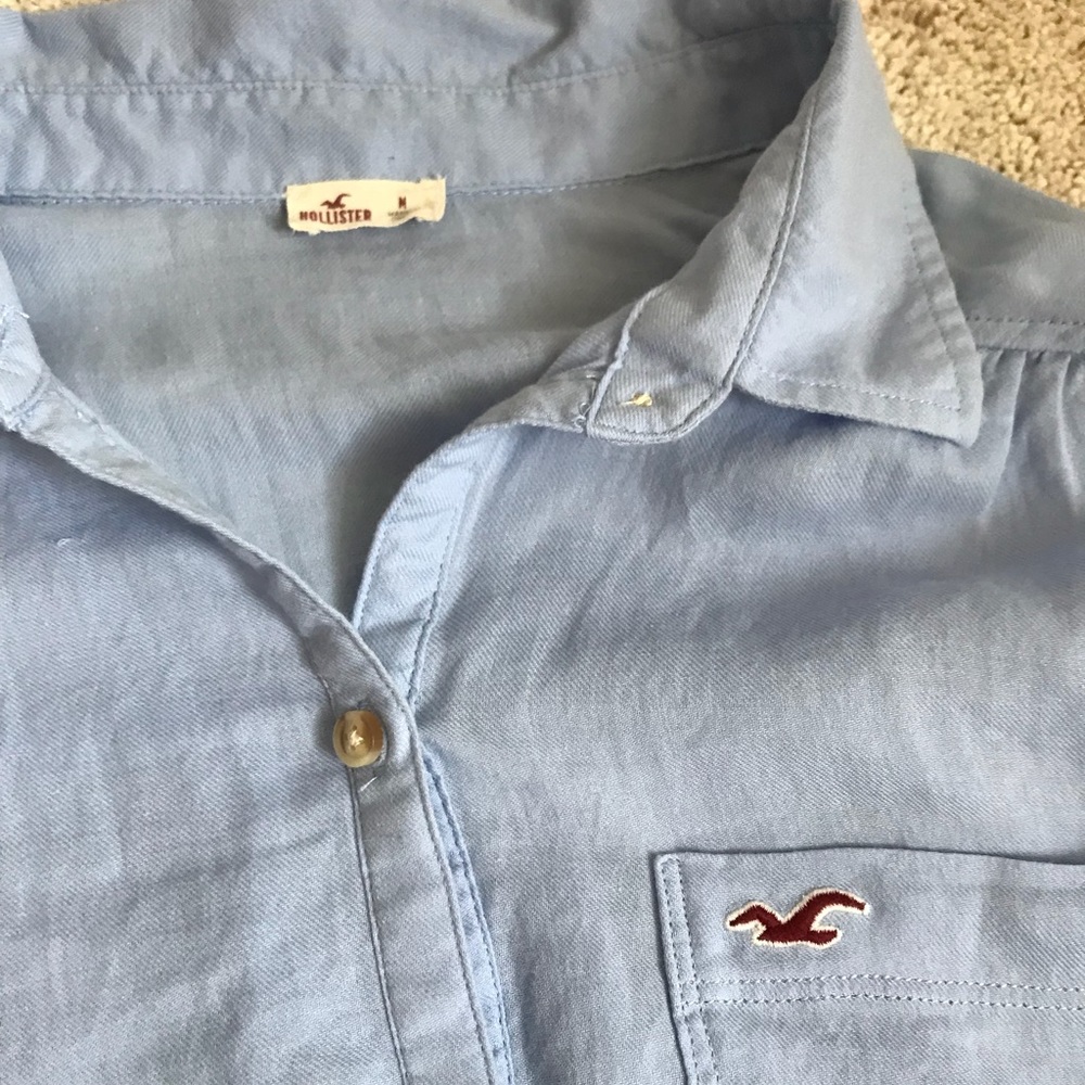 Linen, button up, long sleeve shirt - Picture 2 of 2